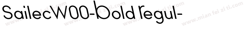 SailecW00-Bold Regul字体转换